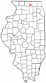 Poziția localității Belvidere, Illinois