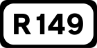 Silniční štít R149}}