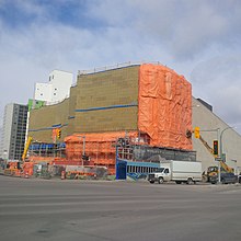 Qaumajuq under construction in April 2020 Inuit Art Centre 2.jpg