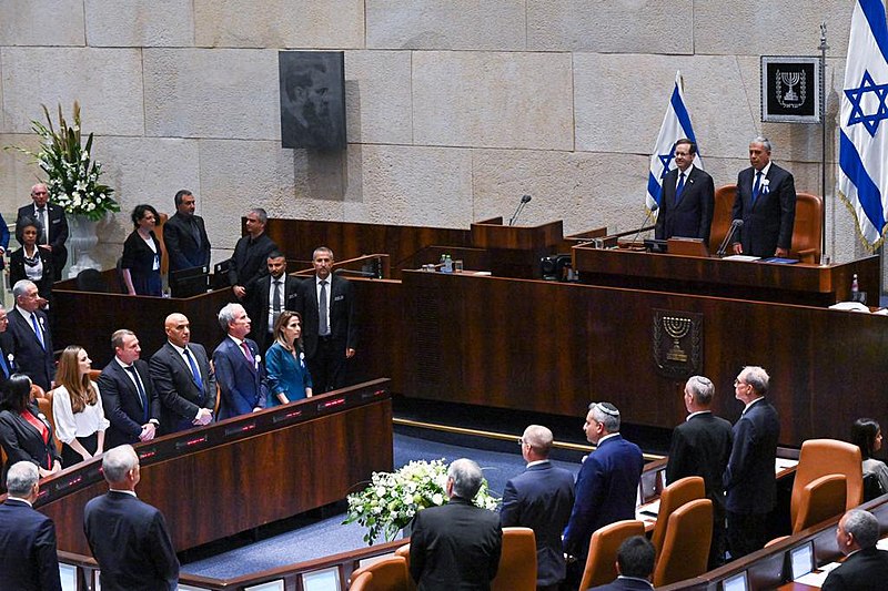 File:Isaac Herzog in the Knesset, November 2022 (KBG GPO175541 2).jpeg