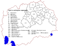 Карта на општините во изборната единица 3.