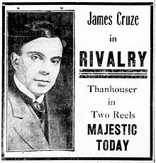 newspaper advertisement for Rivalry (1914)