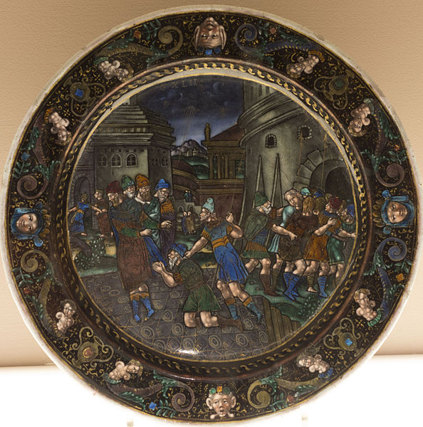 File:Jean de Court - Assiette - Scènes de la vie de Joseph (émail peint sur cuivre, Limoges, 1565) - 1.jpg