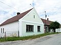 English: House No 2 in the village of Jelmo, České Budějovice District, Czech Republic, dated MDCCCLXXXII (1882). Čeština: Dům č.p. 2 ve vsi Jelmo v okrese České Budějovice s datací MDCCCLXXXII (1882).