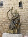 Jerusalem Mount Sion King David Statue 2.jpg