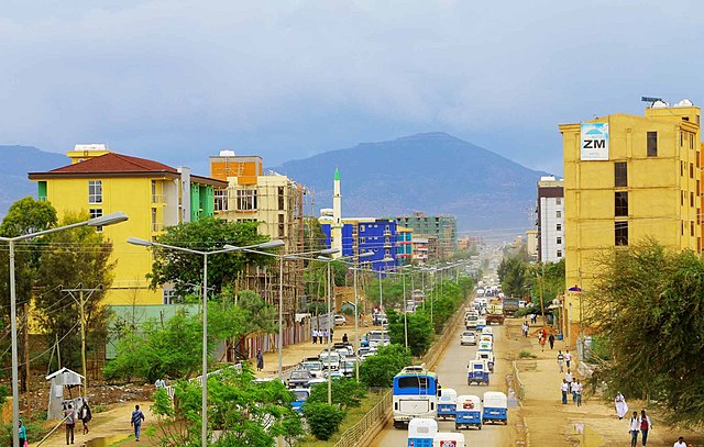 Street scene in Jijiga, Somali Region
