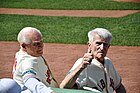 Johnny Pesky and Bobby Doerr at Fenway's 100th Anniversary Game