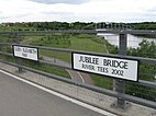 River Tees и Preston Pipe Bridge от Jubilee Bridge