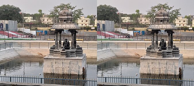 3D view of pond