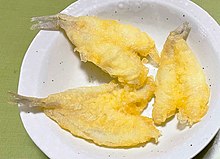 Sillaginidae tempura KISU no TEMPURA or Sillaginidae Sand Borer Tempura 2021.jpg