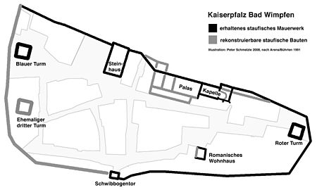 Kaiserpfalz wimpfen plan