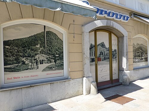 Images of the famous Bad Stein in Krain (before 1918).