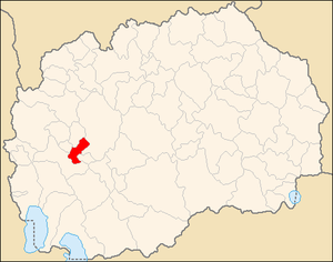Община Вранештица на карте