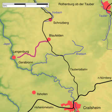 Bahnstrecke Blaufelden–Langenburg