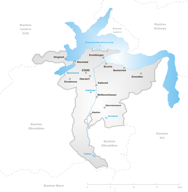 Plan kantonu Nidwalden