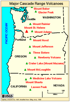 Kaskadenkette: Geographie, Geologie, Klima