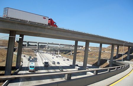 Kellogg Interchange from ramp