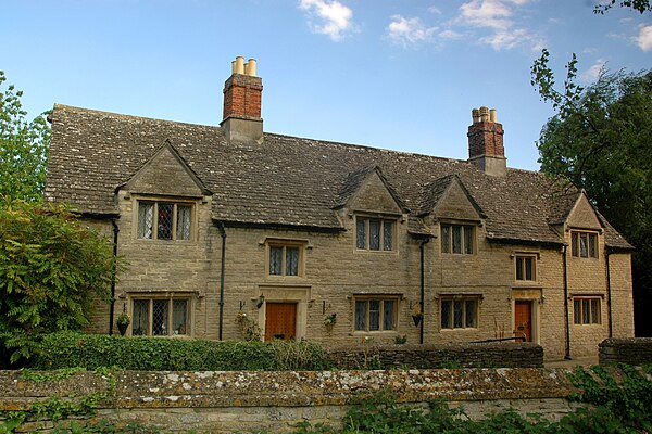 Lady Anne Morton's almshouses, next to the parish church