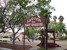 Laguna de San Gabriel, designed by Benjamín Domínguez, at Lugo Park