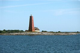 Lågskär, met de kenmerkende vuurtoren