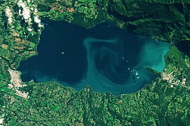 May 22 (2): Algal bloom in Lake Villarica, Chile on May 2, 2023