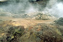 Erkaltenes Lavafeld auf Leirhnjúkur