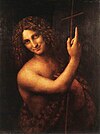 St John the Baptist, by Leonardo da Vinci, 1513-16. Leonardo da Vinci - St John the Baptist - WGA12723.jpg