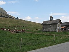 Kapelle Aravis auf der Passhöhe