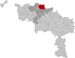 Lessines Hainaut Belgium Map.svg