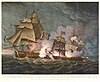 The American frigate USS President fires on and disables the British sloop HMS Little Belt on May 16, 1811.