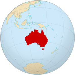 Australia - Localizzazione