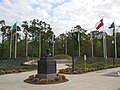 Monumento a la estrella solitaria y parque histórico de la bandera, Conroe, TX.