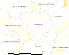 Poziția localității Le Mesnilbus
