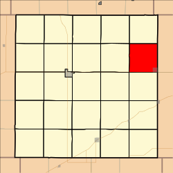 Map highlighting Lincoln Township, Decatur County, Kansas.svg