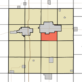 Placering af Mason Township
