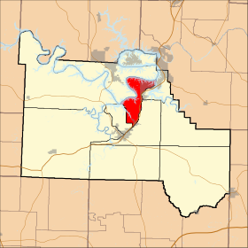 Localização de Osage Township