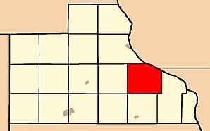 Map highlighting Washington Township, Jackson County, Iowa.jpg