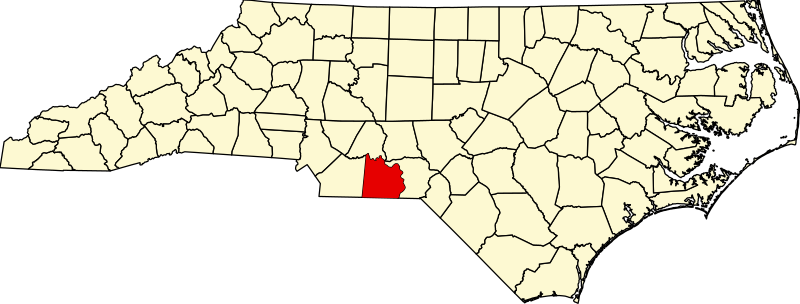 صورة:Map of North Carolina highlighting Anson County.svg