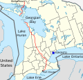 File:Map of Ontario Highway 6.svg