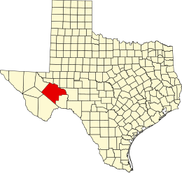 Pecos County - Carte