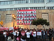 Marcha Ni una menos en Lima, Perú, 2016