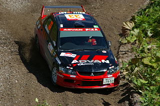 Mitsubishi Laner Evolution IX Gr.N drive by Fumio Nutahara.JPG