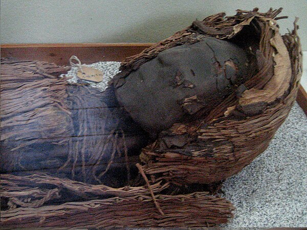 The Chinchorro mummies, the oldest of which are from around 5050 BCE.