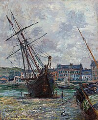 Boats Lying at Low Tide at Fecamp Monet w645.jpg