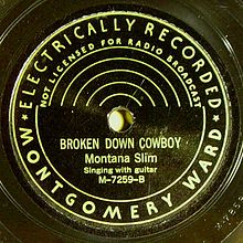 Montana Slim release on a Montgomery Ward issue Montgomery Ward M-7259 B - BrokenDownCowboy.jpg