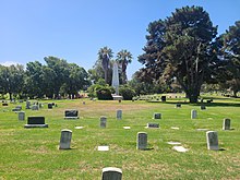 Monument of the Fraternal Order of Eagles at Mount Hope Cemetery, San Diego. Mount Hope Cemetery - San Diego.jpg