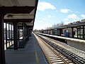 Looking south from one of those platforms.