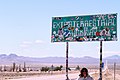My gorgeous wife at the gateway to Area 51, Rachel in Nevada. Desolate, spooky and extremely cool -) (14033800198).jpg