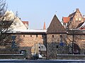 Turm "rotes L" mit Mauerdurchbruch "Jakobstor", Feldseite