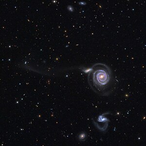 v.  o. n. e NGC 5752, NGC 5754, NGC 5755, NGC 5753 = Arp 297